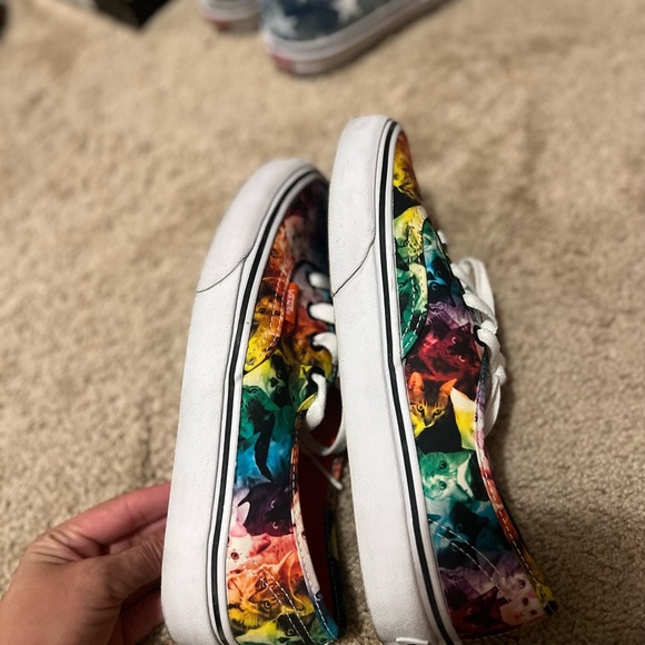 Rainbow cats! Vans x ASPCA womens 7 - Picture 3 of 5
